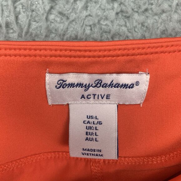 Tommy Bahama Skort Womens L Orange Golf Tennis Pickleball Casual Elastic Waist - Picture 5 of 8